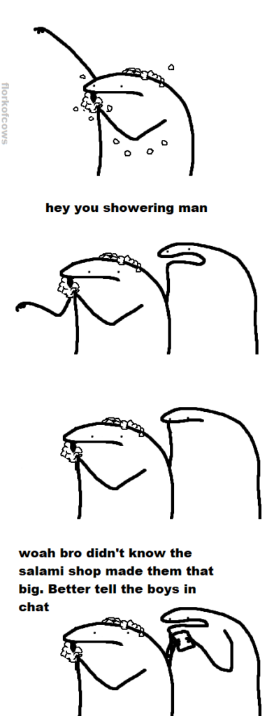 Showering Florkofcows